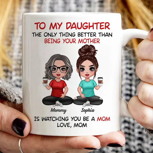 To My Daughter From Mom Personalized Mug, Heartfelt Gift For Daughter