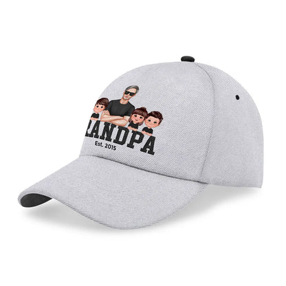 Grandpa Est Date Personalized Classic Cap