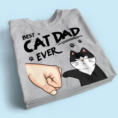 Certified Best Cat Dad Personalized Shirt, Funny Father's Day Gift For Cat Dad, Husband, Boyfriend