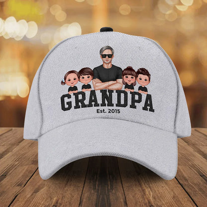 Grandpa Est Date Personalized Classic Cap