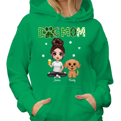 Dog Mom St. Patrick‘s Day Personalized Shirt