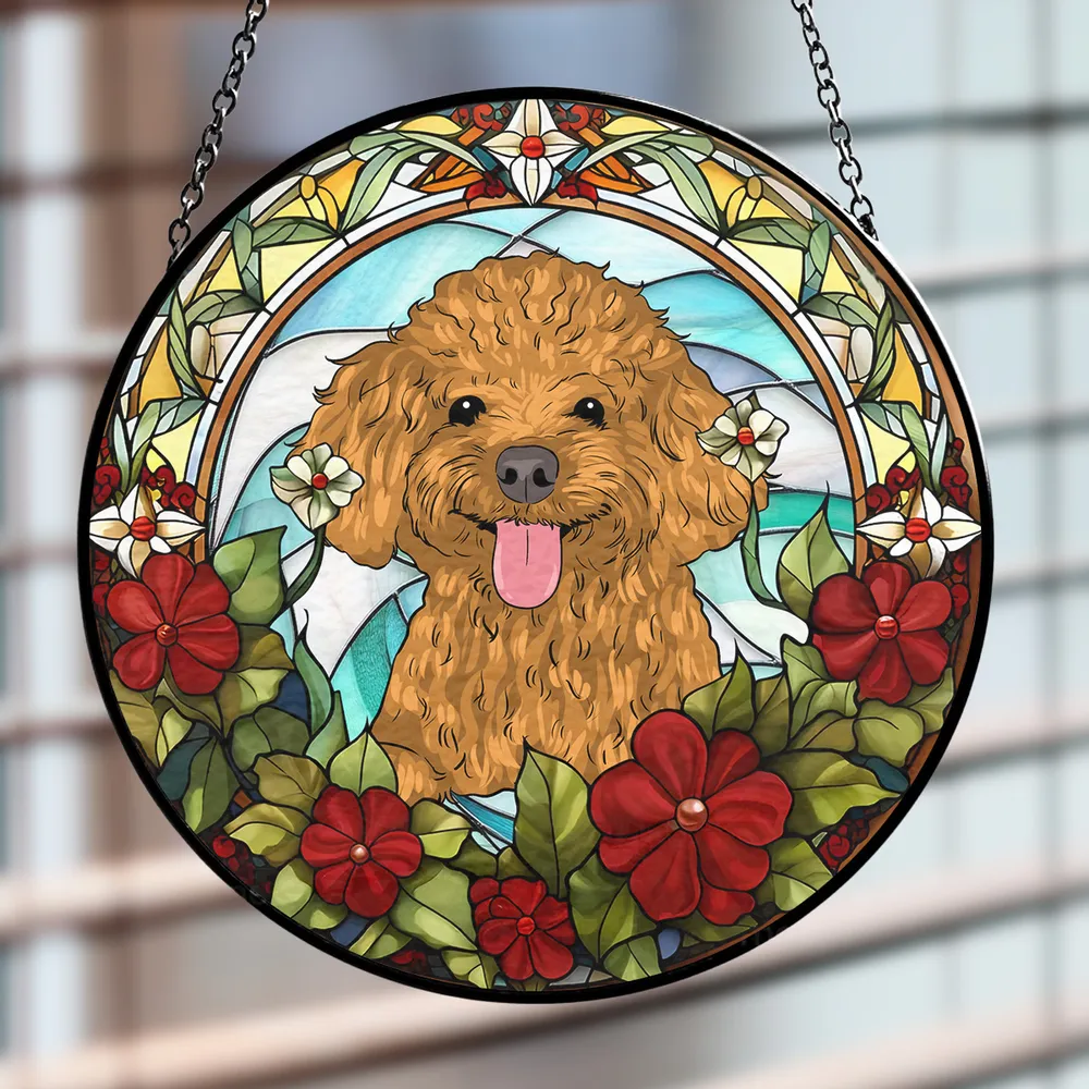 My Lovely Dog - Personalized Custom Window Hanging Suncatcher