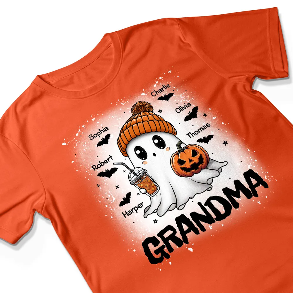 Boo Grandma Fall Season Halloween Personalized Shirt