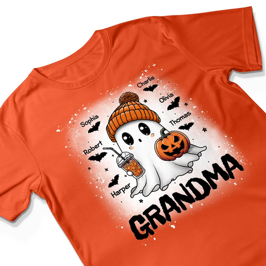 Boo Grandma Fall Season Halloween Personalized Shirt