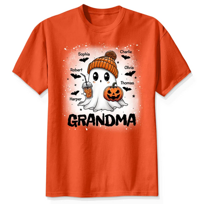 Boo Grandma Fall Season Halloween Personalized Shirt