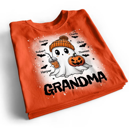 Boo Grandma Fall Season Halloween Personalized Shirt