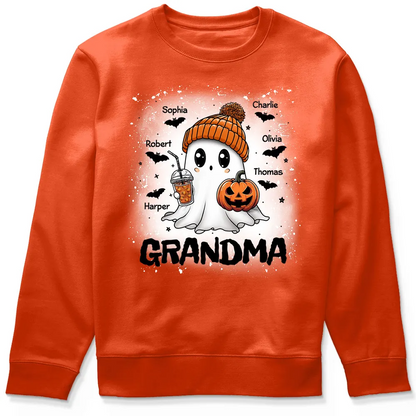 Boo Grandma Fall Season Halloween Personalized Shirt