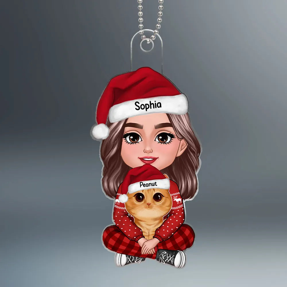 Gia Đình - Hồng Y Mẹ Bố Bà Ông Nội Hồng Y Vòng Tròn Trang Trí