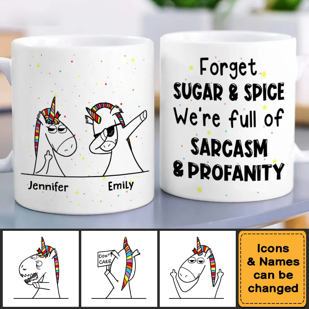 Best Friends Unicorn Perfect Bestie Gift - Personalized Mug