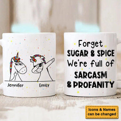 Best Friends Unicorn Perfect Bestie Gift - Personalized Mug