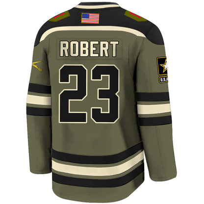 Custom Hockey Jersey Military Shirt Gift For Veteran Soldier K1702 Trhn