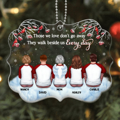 Those We Love Memorial Family Personalized Christmas Acrylic Ornament