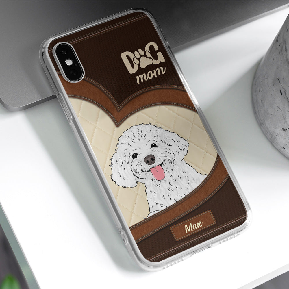 Lovely Peeking Dogs - Personalized Custom Phone Case