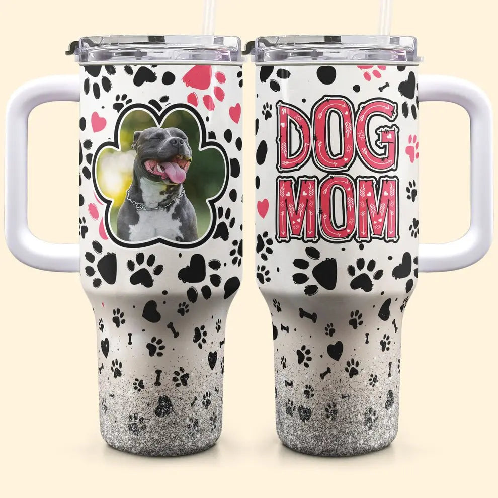 40oz Pet Lovers  - Fur Mama - Personalized Tumbler - The Next Custom Gift  40oz 40oz Tumbler