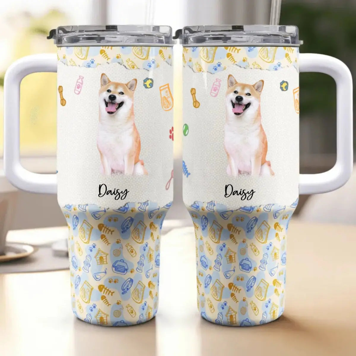 40oz Pet Lovers - My Adorable Cat Tumbler - Personalized Tumbler  (TL) - The Next Custom Gift  40oz 40oz Tumbler