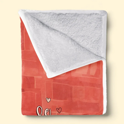 Our Love Nest - Couple Personalized Custom Blanket - Gift For Husband Wife, Anniversary