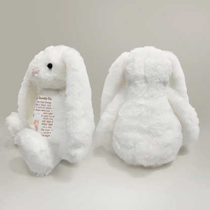 I Filled It With My Wishes Grandmother Granddaughter - Personalized Soft Toy Bunny