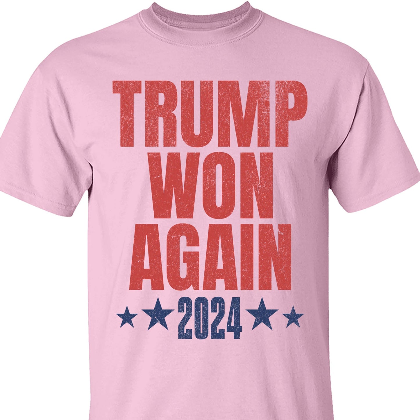 Trump Won Again Shirt, Trump US President 47th, Trump Victory Shirt Bright T1707 - GOP