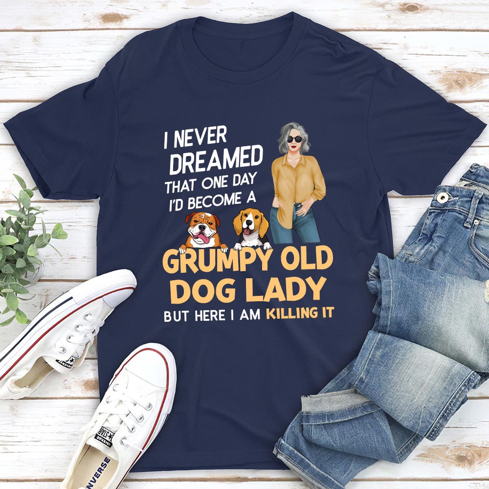 Dog Lady - Personalized Custom Unisex T-shirt