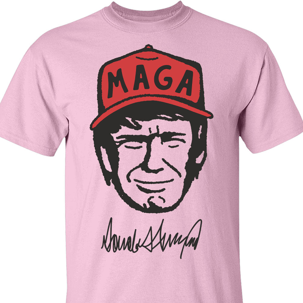 Trump MAGA Hat Cartoon Shirt, Trump MAGA Sweatshirt, Republican Sweater T1588 - GOP