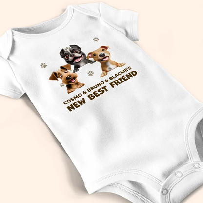 Baby New Best Friends - Personalized Baby Onesie