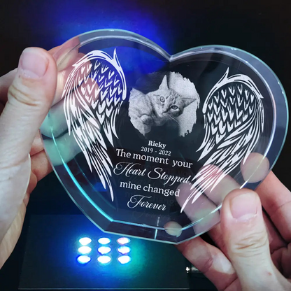 Custom Photo If Love Could Have Saved You - Personalized Crystal Heart
