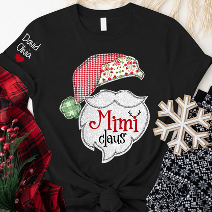 Mimi Claus Christmas With Grandkids T-Shirt