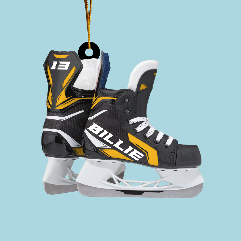 Ice Hockey Skates Acrylic Christmas Ornament Gift For Hoockey Lovers H2511 Nh00