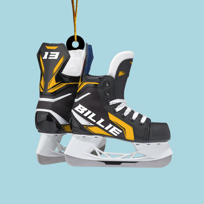 Ice Hockey Skates Acrylic Christmas Ornament Gift For Hoockey Lovers H2511 Nh00