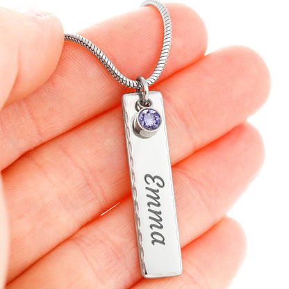 Personalized Memorial Necklace, Loss of Husband Gift for Wife