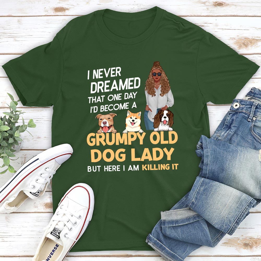 Dog Lady - Personalized Custom Unisex T-shirt