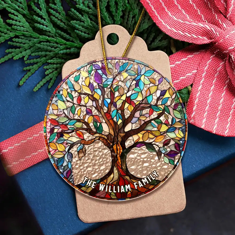 Family Tree Of Life - Personalized Acrylic Ornament