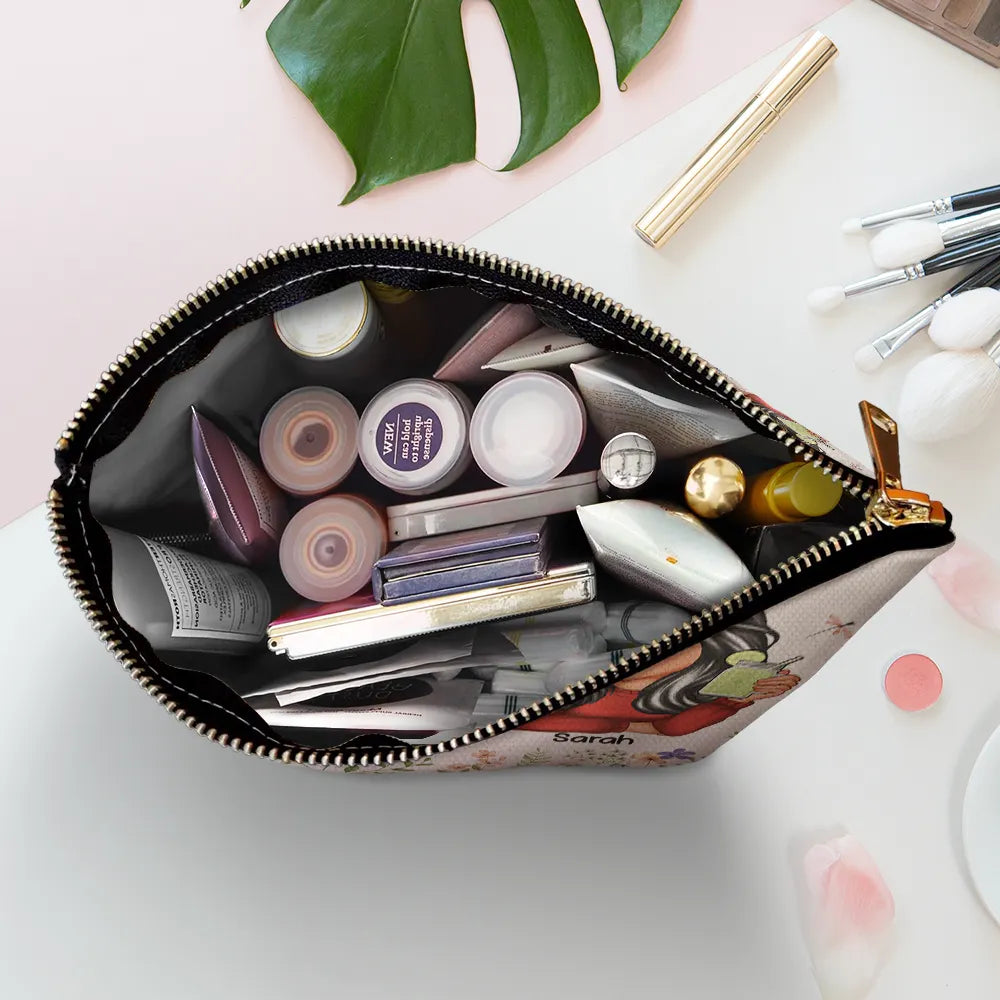 Mom's Grandma's Travel Bag - Personalized Cosmetic Bag