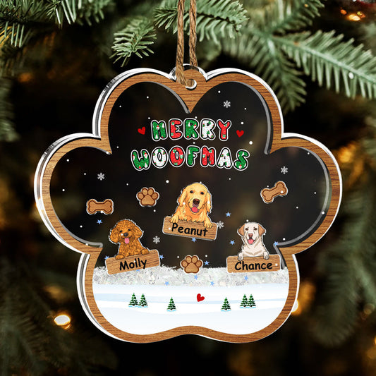 Woofmas Winter - Personalized Custom Acrylic Ornament