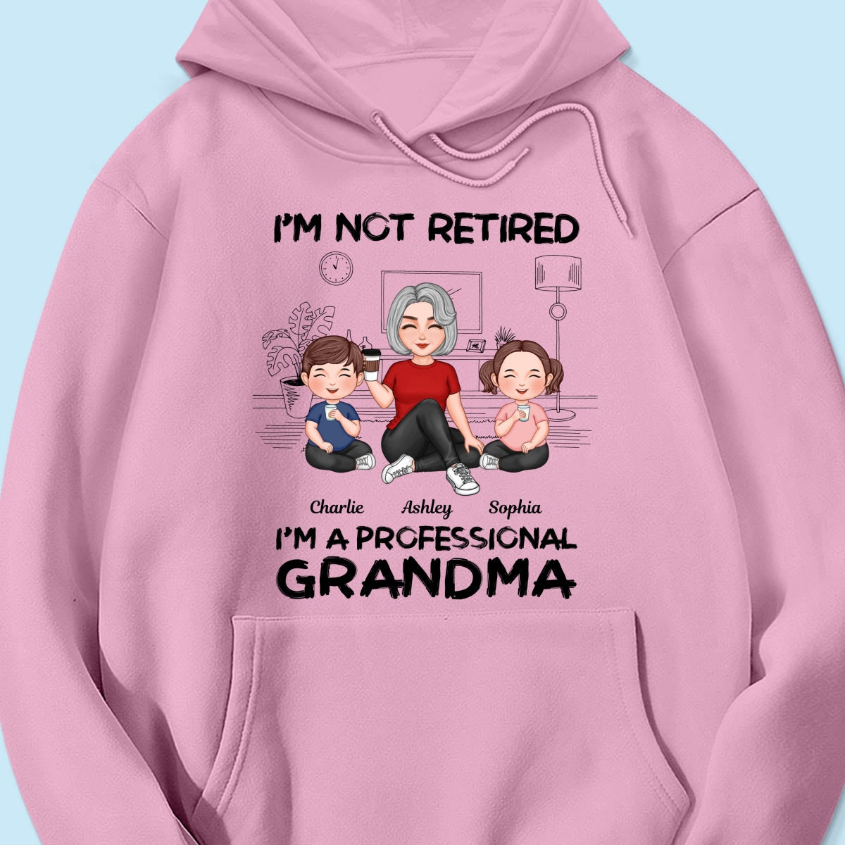 I'm Not Retired I'm A Professional Grandma Personalized Shirt, 2025 Mother's Day, Retirement Gift For Grandma
