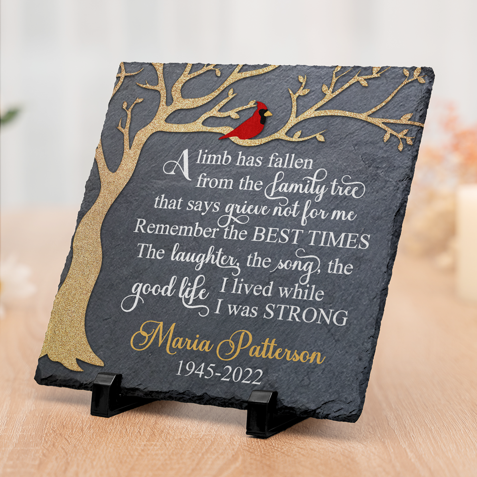 The Good Life I Lived While I Was Strong - Personalized Memorial Stone, Human Grave Marker - Memorial Gift, Sympathy Gift