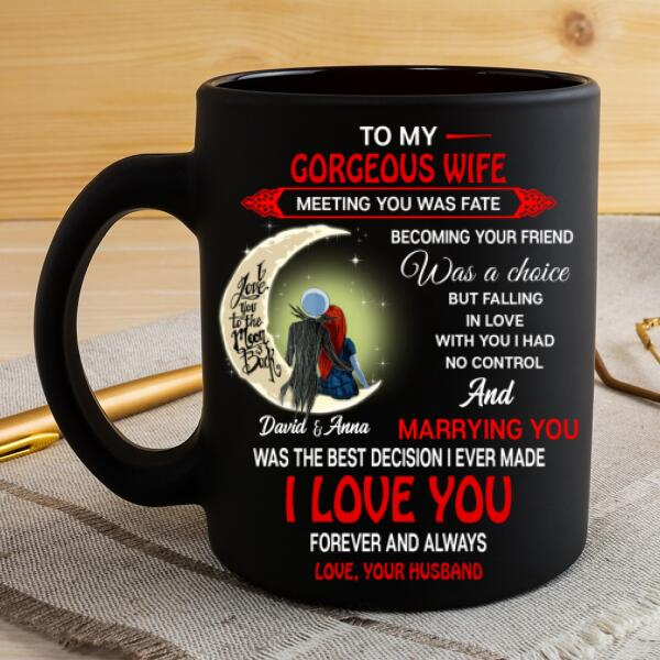 To My Love I Love You Forever And Always Personalized Mug Family Gift For Couple