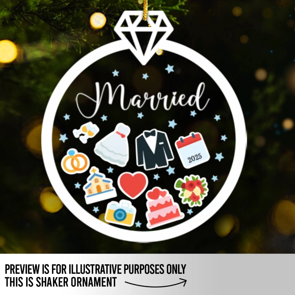 Our Forever Gift To Each Other - Personalized Acrylic Ornament