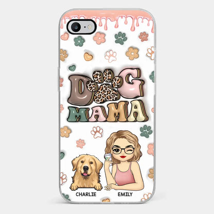 Life's Too Short, Hug Your Dog - Dog Personalized Custom 3D Inflated Effect Printed Clear Phone Case - Gift For Pet Owners, Pet Lovers