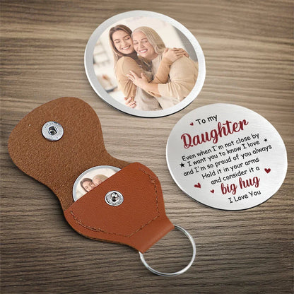 Custom Photo I Love You And I’m So Proud Of You - Family Personalized Custom Pocket Hug - Gift For Son, Daughter, Grandson, Granddaughter