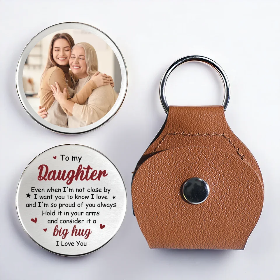 Custom Photo I Love You And I’m So Proud Of You - Family Personalized Custom Pocket Hug - Gift For Son, Daughter, Grandson, Granddaughter