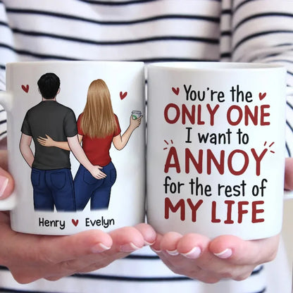 You Give Love A Special Meaning - Couple Personalized Custom Mug - Gift For Husband Wife, Anniversary