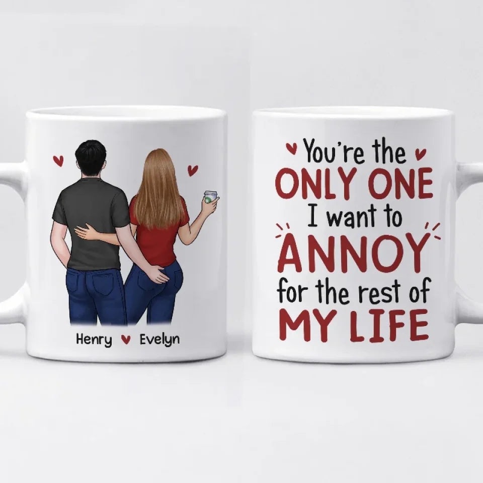 You Give Love A Special Meaning - Couple Personalized Custom Mug - Gift For Husband Wife, Anniversary