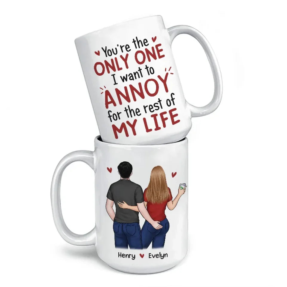 You Give Love A Special Meaning - Couple Personalized Custom Mug - Gift For Husband Wife, Anniversary