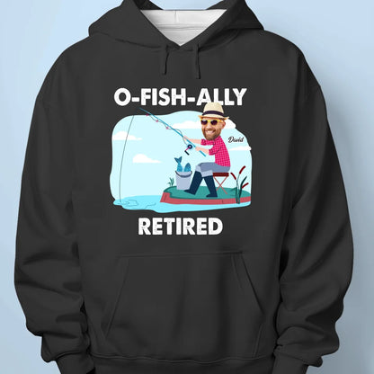 Custom Photo Go Fishing Is My Full-Time Now - Personalized Custom Unisex T-shirt, Premium T-shirt, Hoodie - Appreciation, Retirement Gift For Coworkers, Work Friends, Colleagues, Family Members