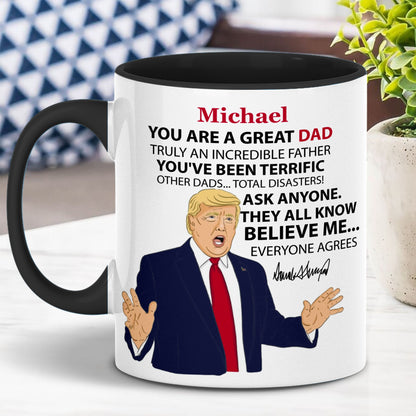 Personalized Title and Name You are Great Mug, Great Father's Day Mug C629 - GOP