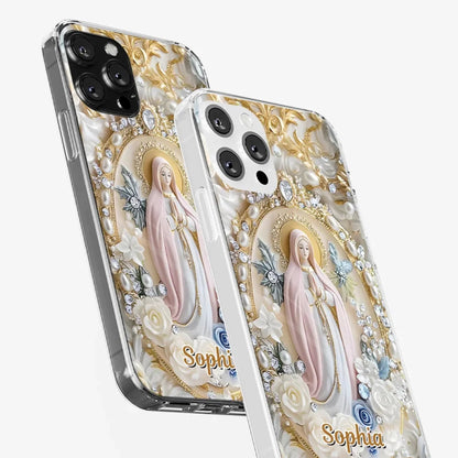 In Love And Faith - Family Personalized Custom 3D Inflated Effect Printed Clear Phone Case - Gift For Yourself, Best Friends, Siblings, Family Members