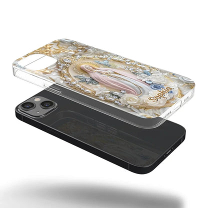 In Love And Faith - Family Personalized Custom 3D Inflated Effect Printed Clear Phone Case - Gift For Yourself, Best Friends, Siblings, Family Members