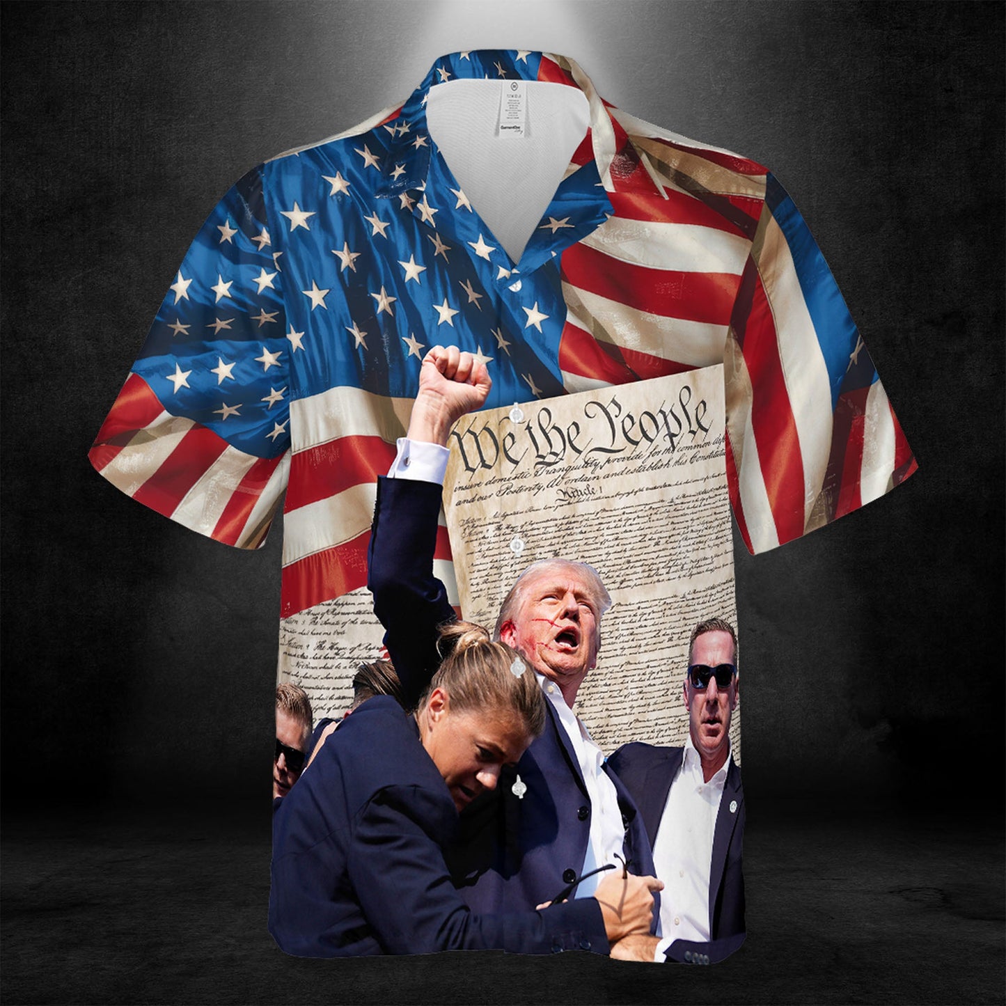 Legends Never Die Hawaiian Shirt, We The People Shirt, Trump Fight 3D Shirt, Trump Supporters Hawaiian Shirt C1334 - GOP