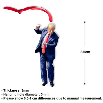 Trump Dancing Ornament, Christmas Trump Acrylic Ornament | Perfect for Car & Christmas Tree Decor C1618 - GOP